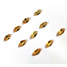 Citrine 6x3mm marquise facet 0.24 cts